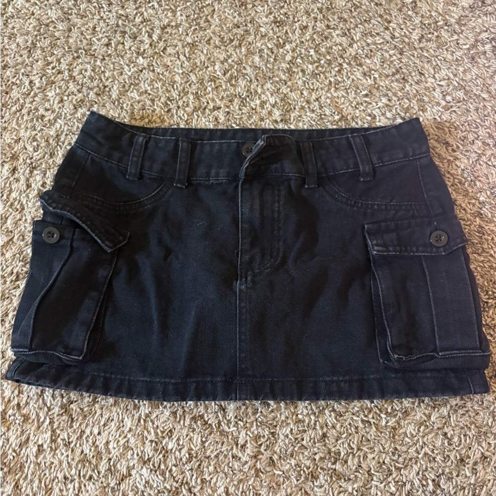 SHEIN Black Mini Skirt
